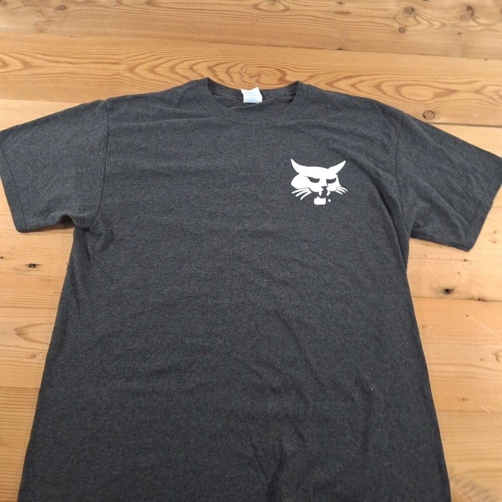 Bobcat Tshirt Mens Large Gray